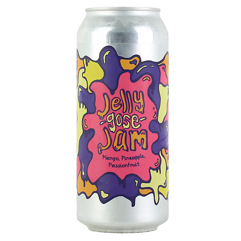 Burley Oak Jelly Gose Jam (Mango, Pineapple, Passionfruit) by Burley Oak Craft Brewery, beer label