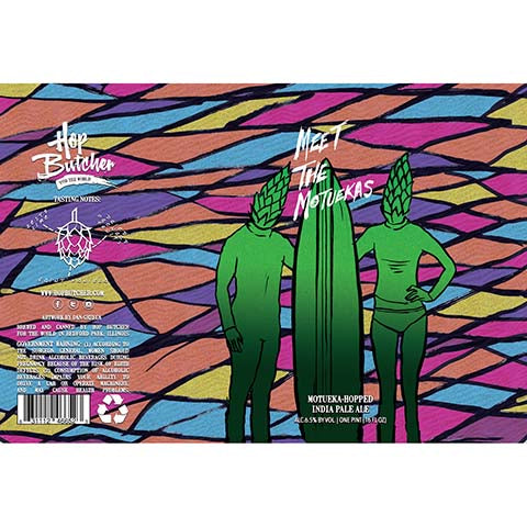 Hop Butcher Meet The Motueka IPA by Hop Butcher For the World, beer label