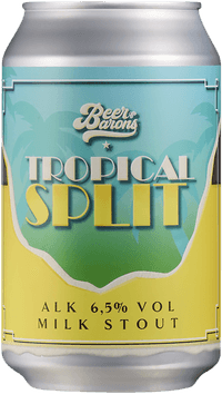 Tropical Split by A couple of Beer Barons AB, beer label