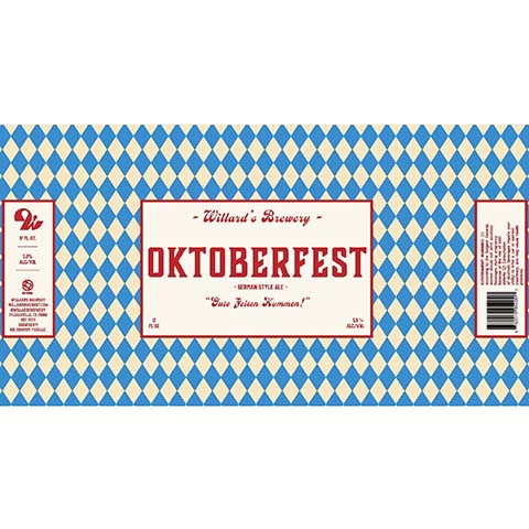 Willard's Brewery Oktoberfest German Style Ale by Willlard's Brewery, beer label