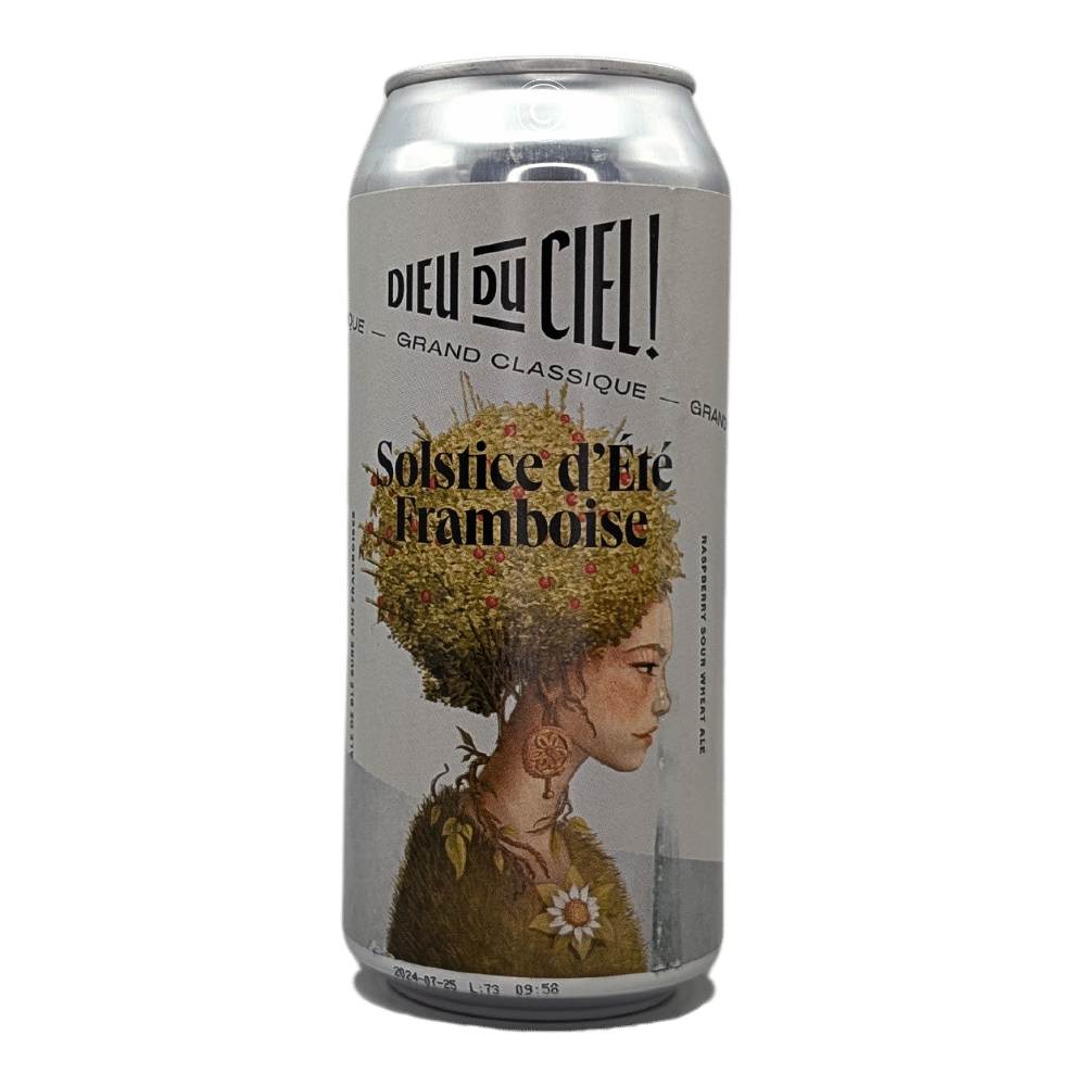 Solstice d'Ete Framboise Sour by Dieu du Ciel!, beer label