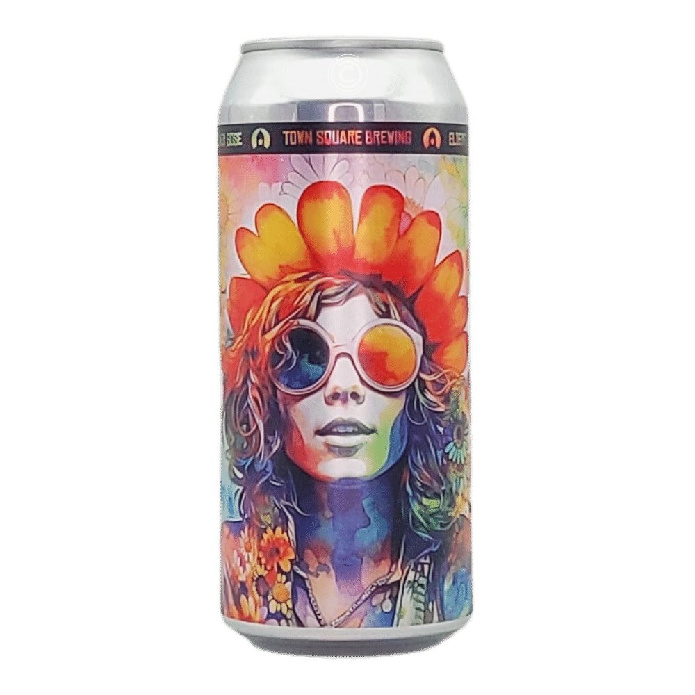 Flower Child Gose by Town Square Brewing Co., beer label