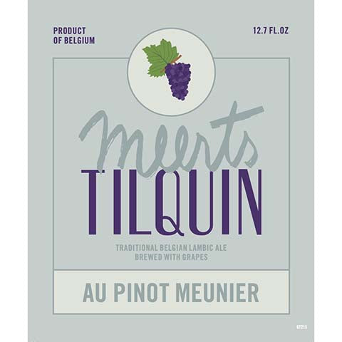 Twelve Percent Meerts Tilquin Au Pinot Meunier Belgian Lambic Ale by Twelve Percent Beer Project, beer label