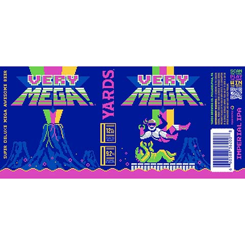Yards Very Mega! Imperial IPA by Yards Brewing Co, beer label