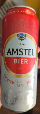 Amstel bier by Amstel Brewery, beer label
