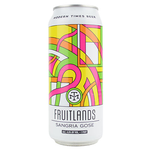 Modern Times Fruitlands Sangria Gose by Modern Times Beer, beer label