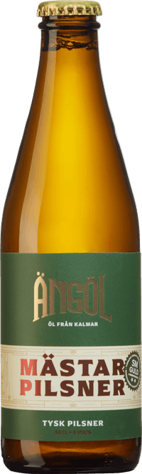 Mästarpilsner by Ängöl, beer label