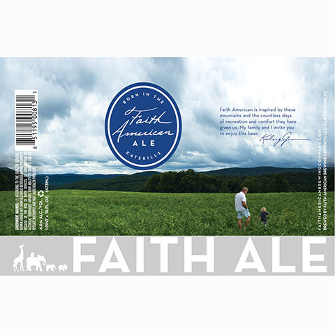Faith American Ale Catskills by Faith American Brewing Co., beer label