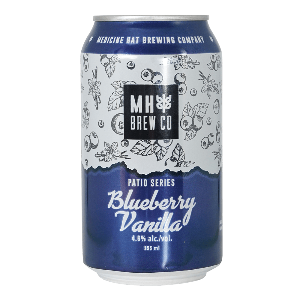 Company Blueberry Vanilla Blonde Ale by Medicine Hat Brewing Company, beer label