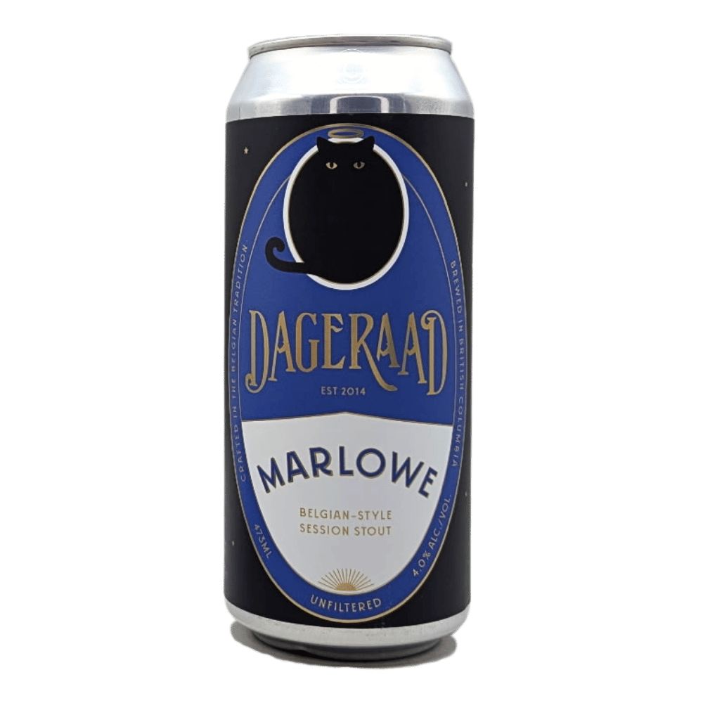 Marlowe Belgian-style Session Stout by Dageraad Brewing, beer label