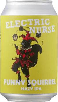 Electric Nurse Funny Squirrel by Brewtrade Sweden, beer label