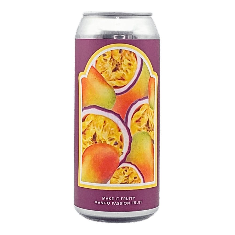 NYC Make It Fruity: Mango Passion Fruit Sour by Evil Twin Brewing, beer label