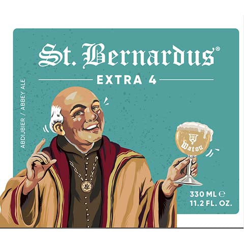 St. Bernardus Extra 4 Abbey Ale by St. Bernardus, beer label