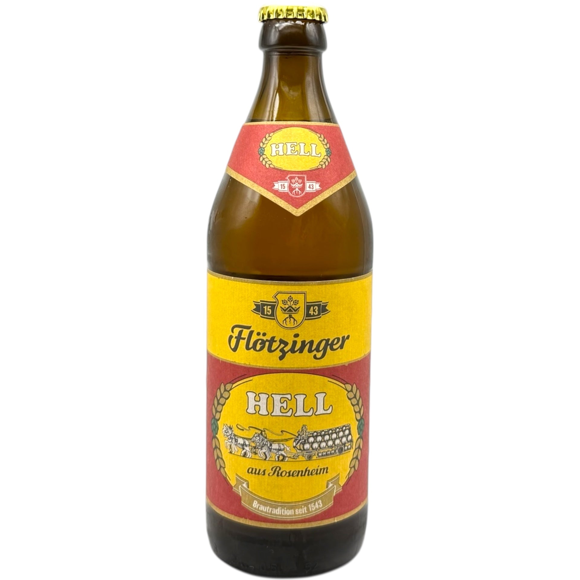 Flötzinger Bräu Hell by Flötzinger-Bräu, beer label