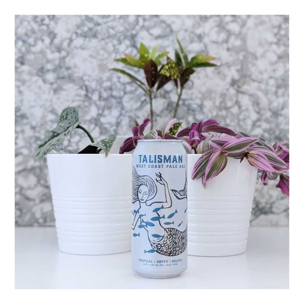 Talisman West Coast Pale Ale by Strange Fellows Brewing, beer label