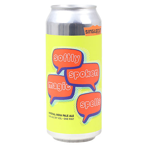 Singlecut Softly Spoken Magic Spells IIPA by Singlecut Beersmiths, beer label