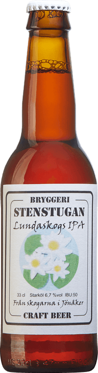 Lundaskogs IPA by Bryggeri Stenstugan, beer label