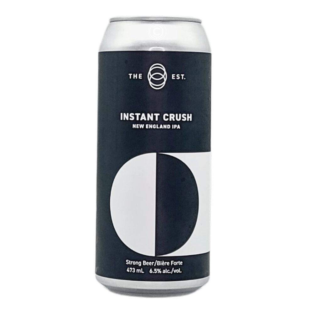 Instant Crush Hazy IPA by The Establishment Brewing Company, beer label