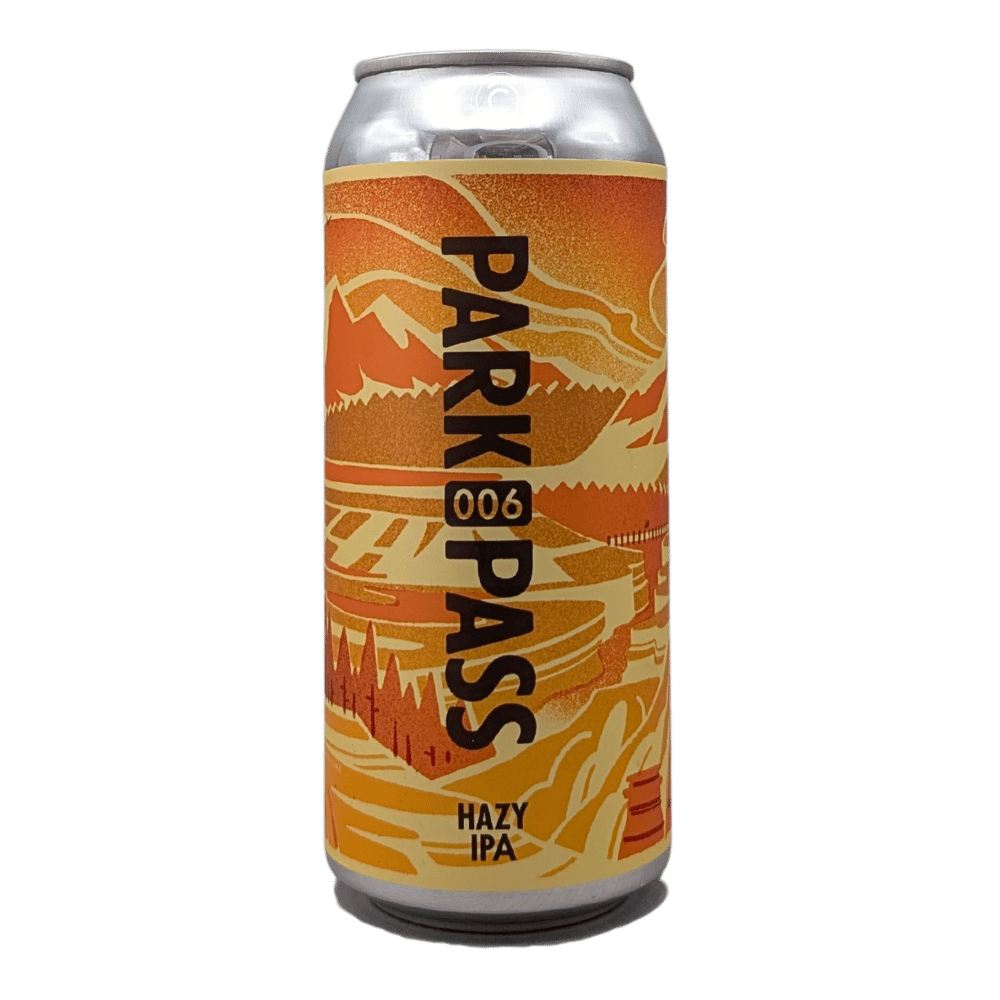 Park Pass 006 Hazy IPA by Born Brewing Co., beer label