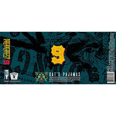 Drekker Cat's Pajamas - DrekkerFest 9 Release Imperial Stout by Drekker Brewing Company, beer label