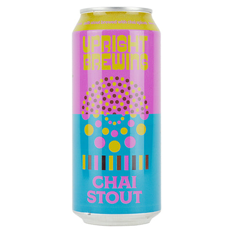 Upright Chai Stout by Upright Brewing Co, beer label