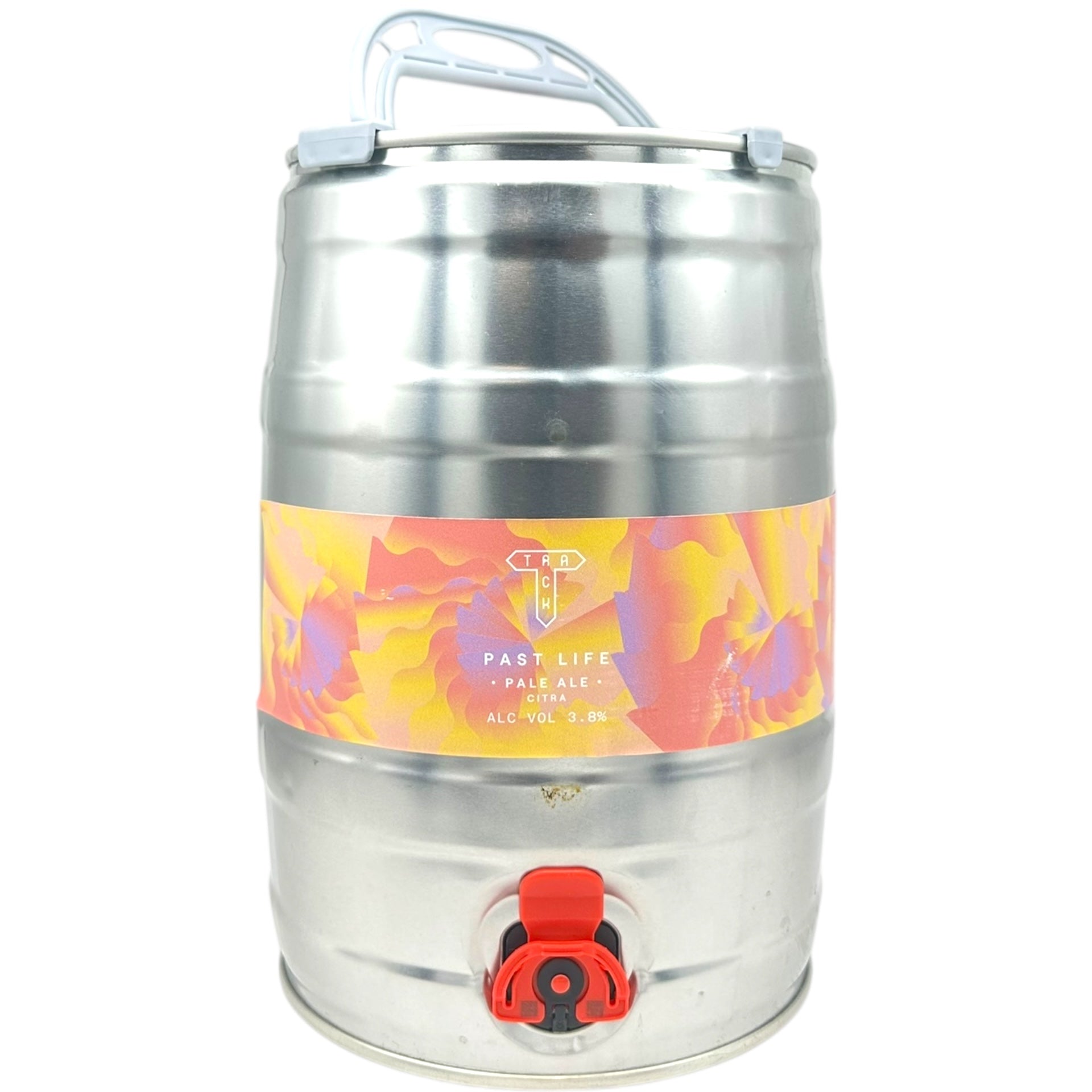 Track Past Life 5L Mini Cask by Track Brewing Co., beer label