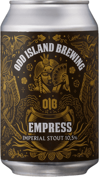 Empress by Odd Island Brewing, beer label