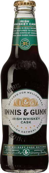 Irish Whiskey Cask by Innis & Gunn, beer label