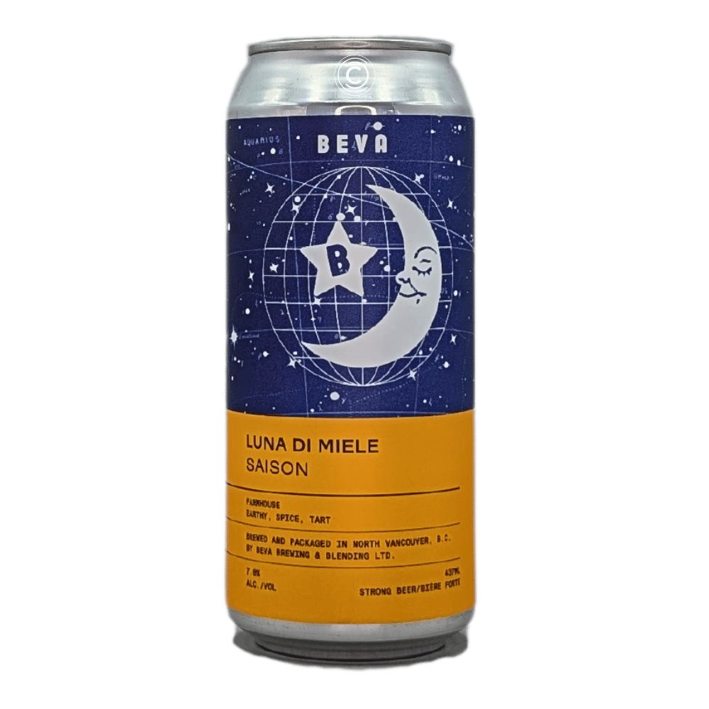 x Dageraad Brewing Luna Di Miele Saison by Beva Brewing & Blending, beer label