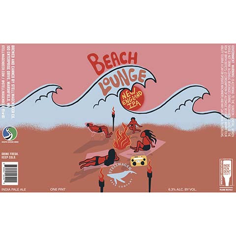 Stellwagen Beach Lounge NEIPA by Stellwagen Beer Co., beer label