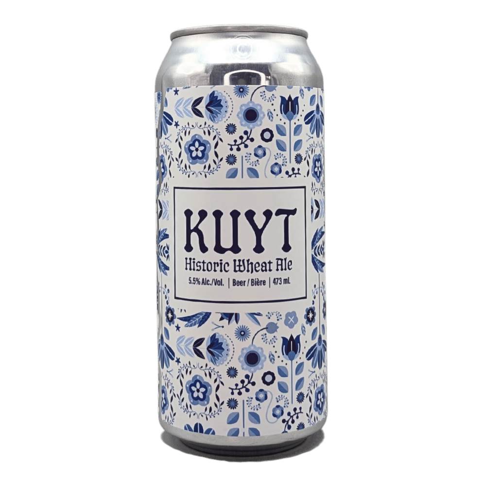 Brewing Kuyt Historic Wheat Ale by Blindman Brewery, beer label