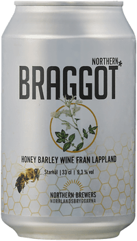 Northern Braggot by Norrlandsbryggarna, beer label