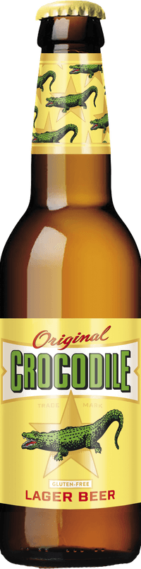 Crocodile Glutenfri by Krönleins, beer label