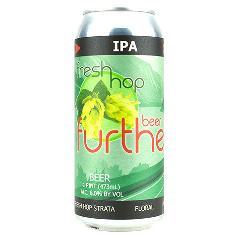 Further Fresh Hop IPA by Further Beer, beer label
