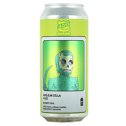 450 North Nuclear Zilla XXXL Slushy Sour Ale by 450 North Brewing Company, beer label