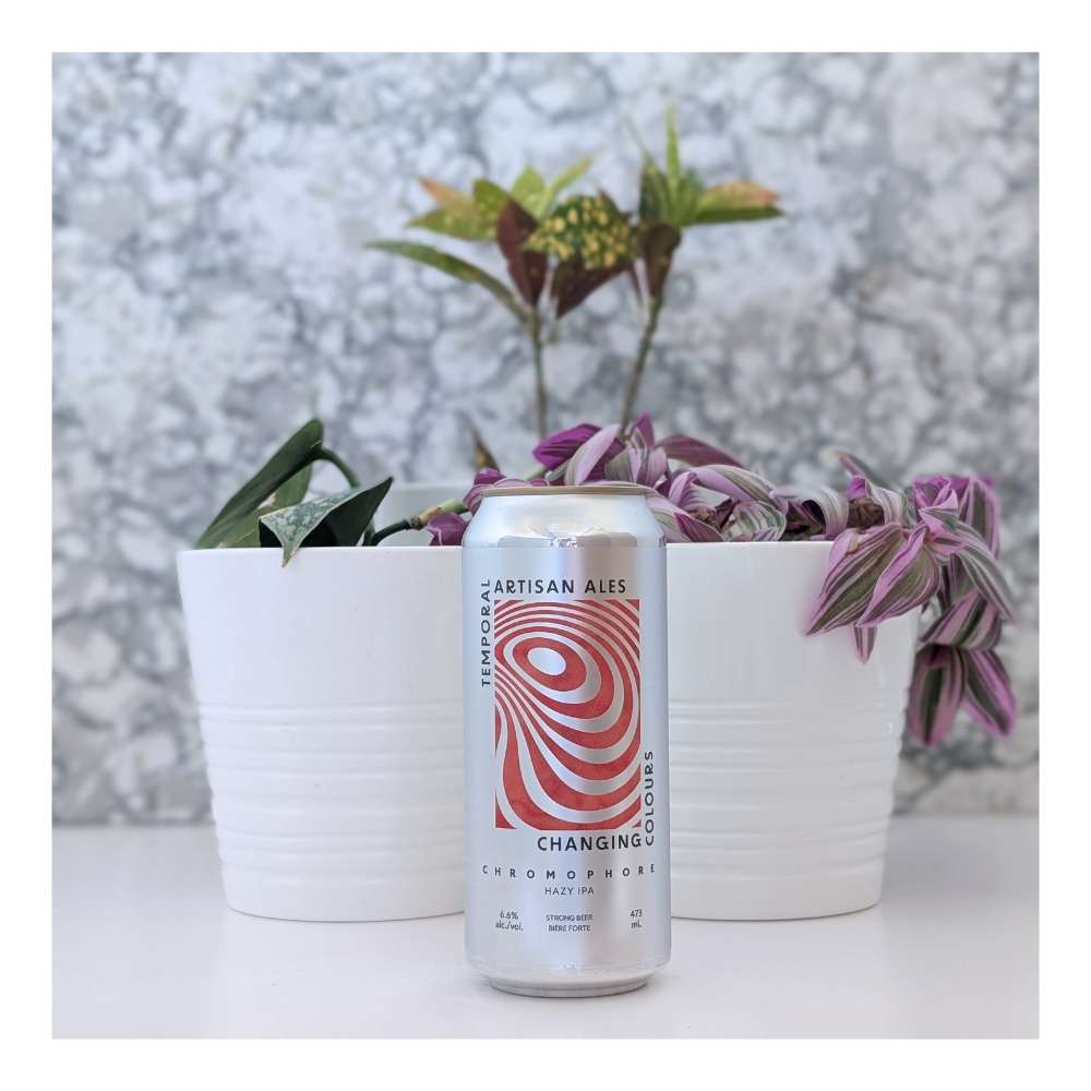 x Changing Colours Brewing Project Chromophore Hazy IPA by Temporal Artisan Ales, beer label