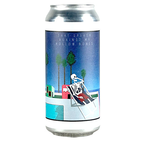 Two Villains That Splash Against My Hollow Bones Hazy IPA by Two Villains Brewing, beer label