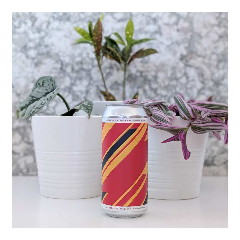 Track Star American Pale Ale by Ale Architect, beer label