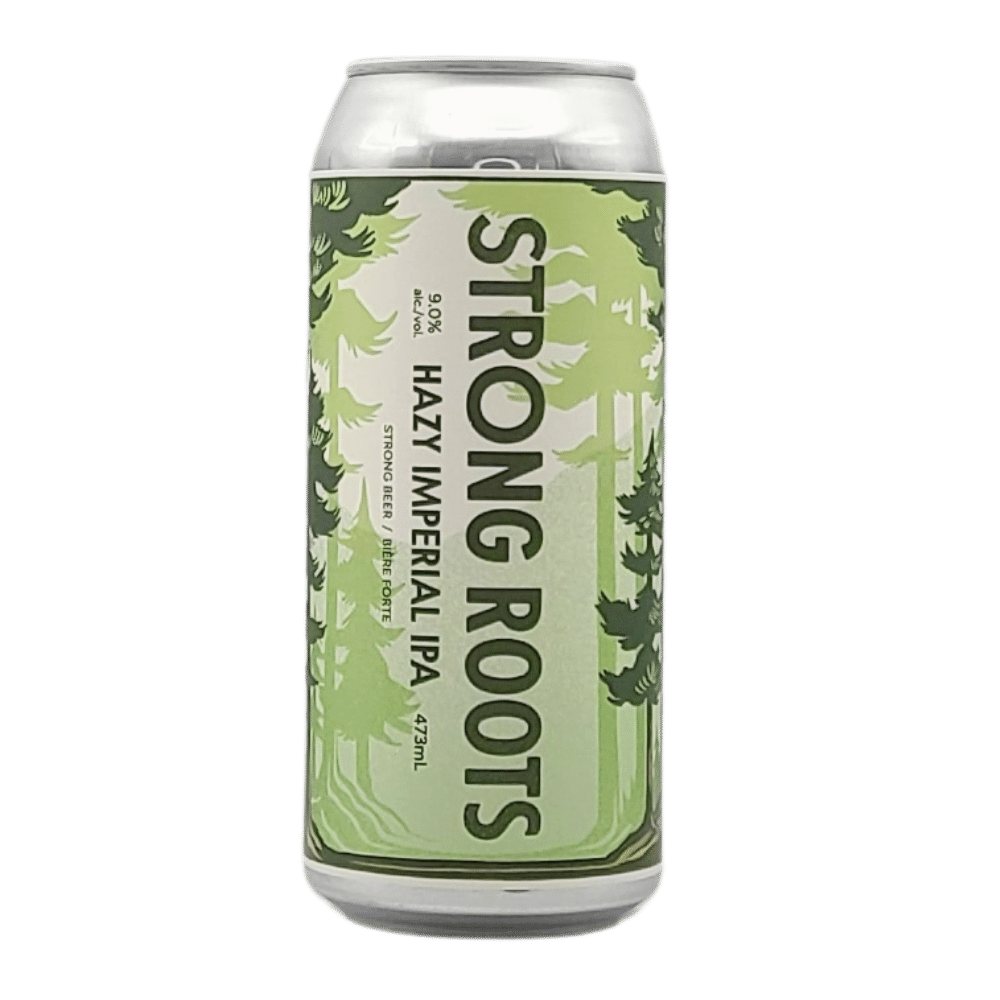 Strong Roots Double IPA by Born Brewing Co., beer label