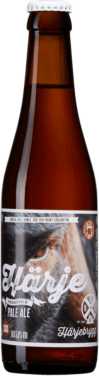 Härje Pale Ale Härjebrygg by Härjedalens bryggeriaktiebolag, beer label