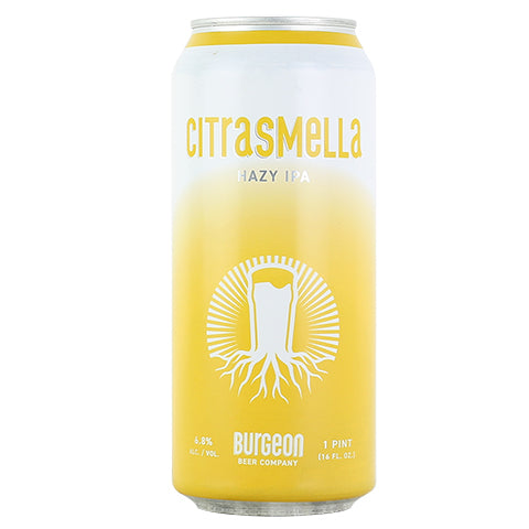 Burgeon CitraSmella Hazy IPA by Burgeon Beer Company, beer label