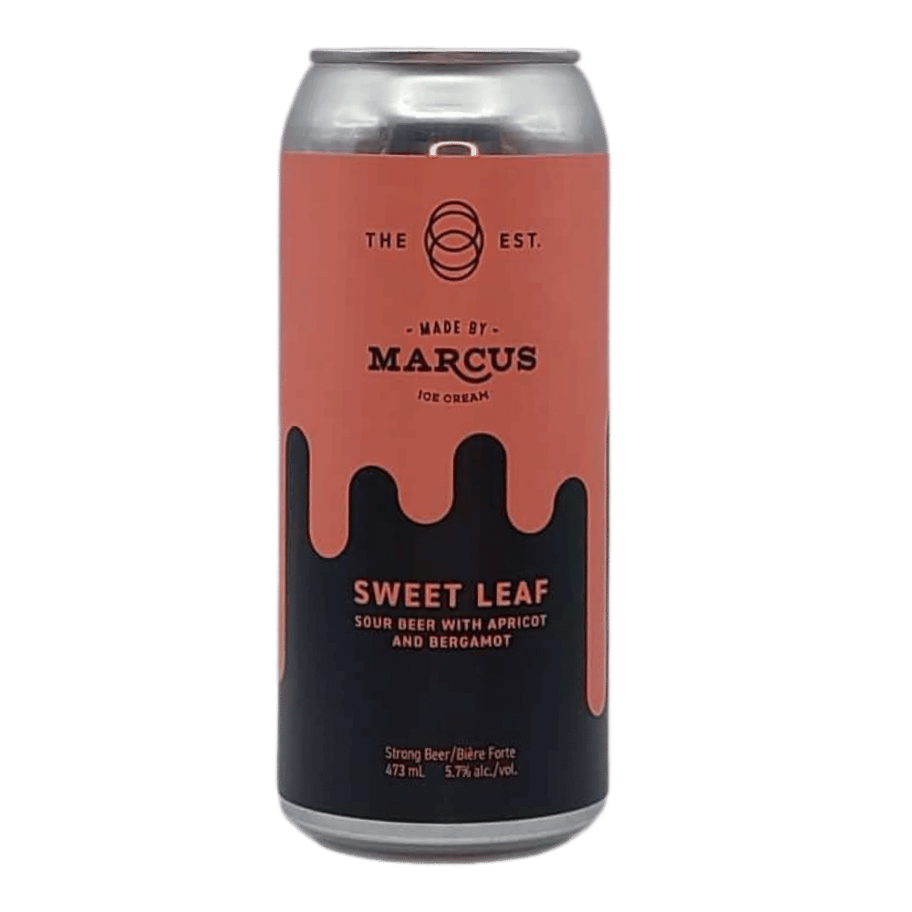 Sweet Leaf Apricot Bergamot Sour by The Establishment Brewing Company, beer label