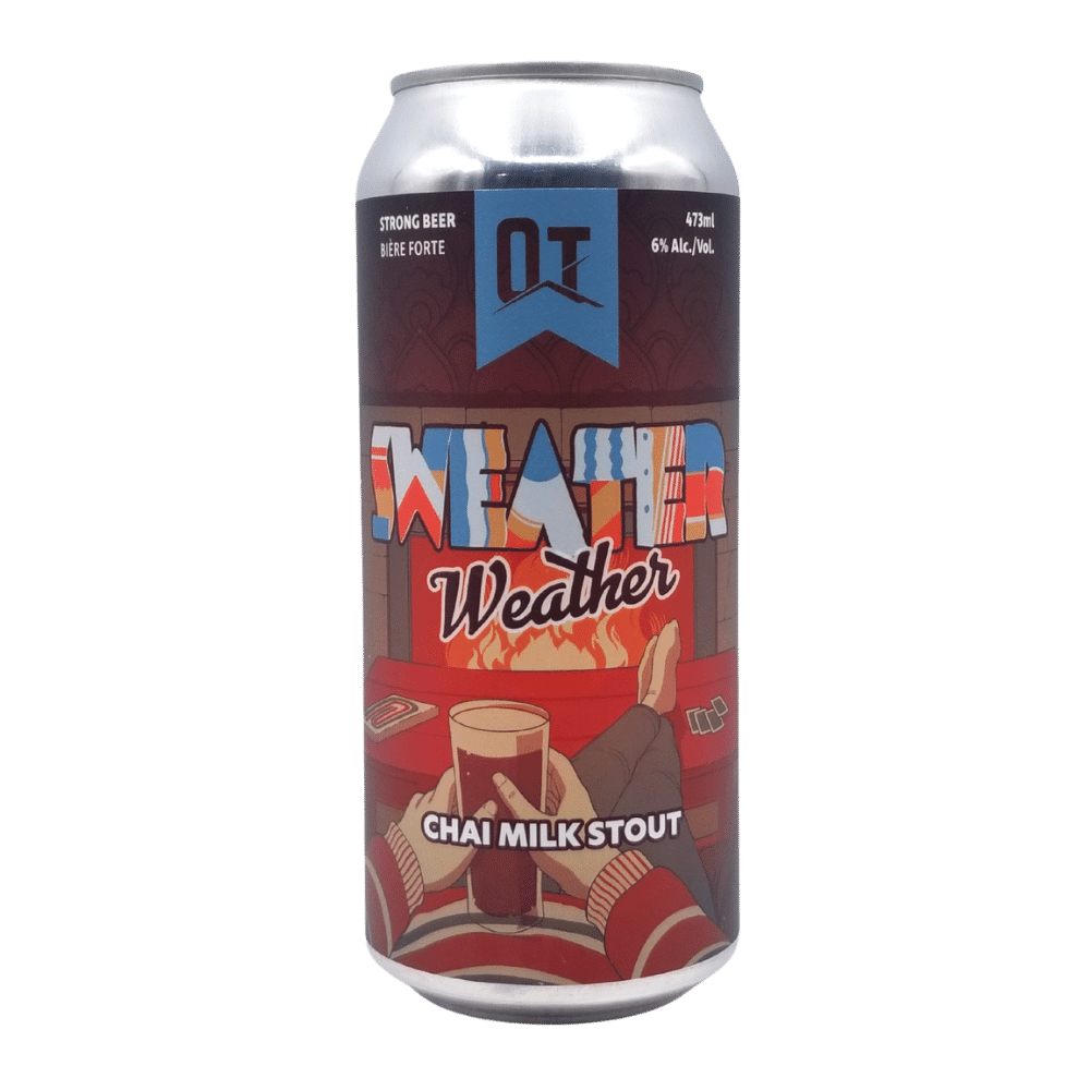 Sweater Weather Chai Milk Stout by O.T Brewing Company, beer label