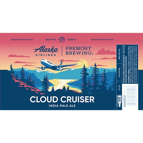 Fremont Cloud Cruiser IPA by Fremont Brewing Co, beer label