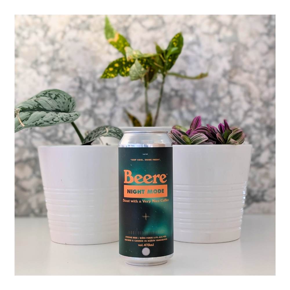 Night Mode Coffee Stout by Beere Brewing Company, beer label