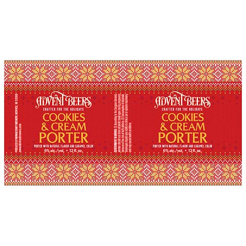 Minhas Cookies & Cream Porter by Minhas Craft Brewery, beer label