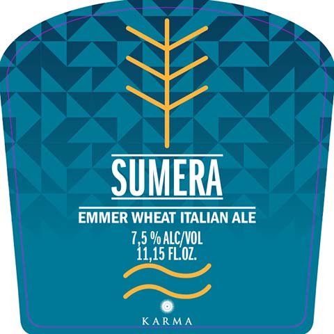 Karma Sumera by Karma Brewery, beer label