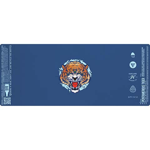 Tripping Animals Pentamerous Tiger Imperial Stout by Tripping Animals Brewing Co., beer label