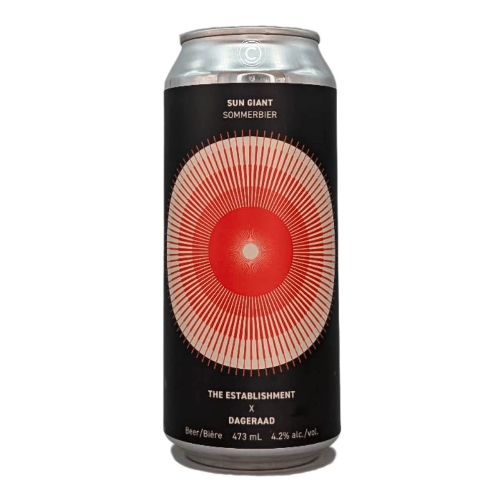 Sun Giant Sommerbier by The Establishment Brewing Company x Dageraad Brewing, beer label
