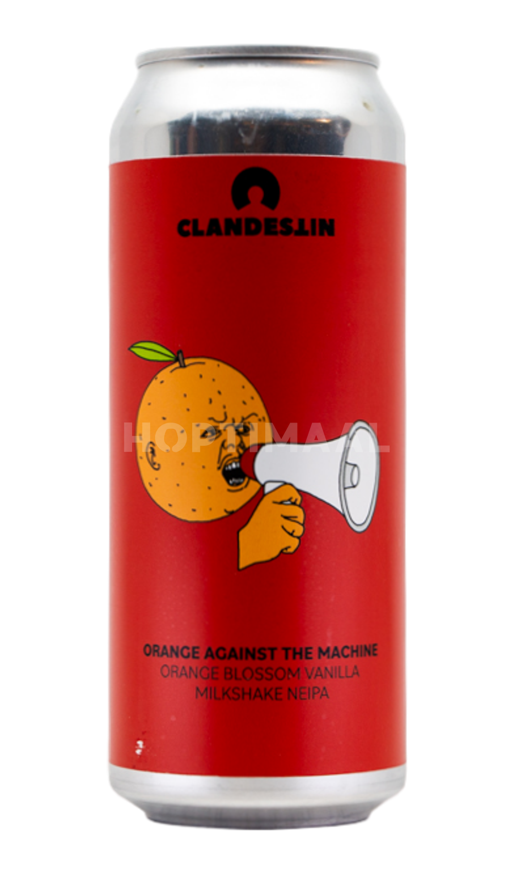 Clandestin ORANGE AGAINST THE MACHINE by Clandestin Beer, beer label